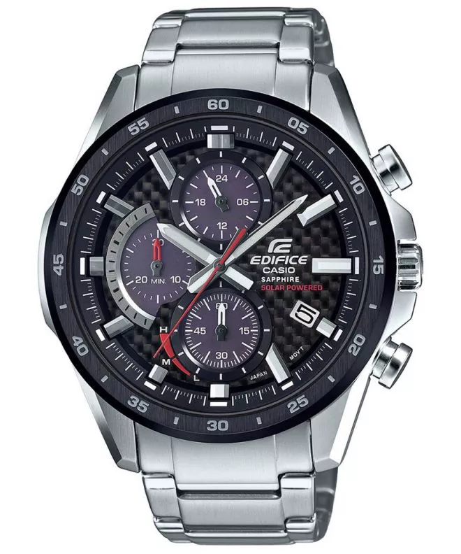 Ρολόι Ανδρικά Casio Edifice Premium Carbon Dial Sapphire Solar EFS-S540DB-1AUEF