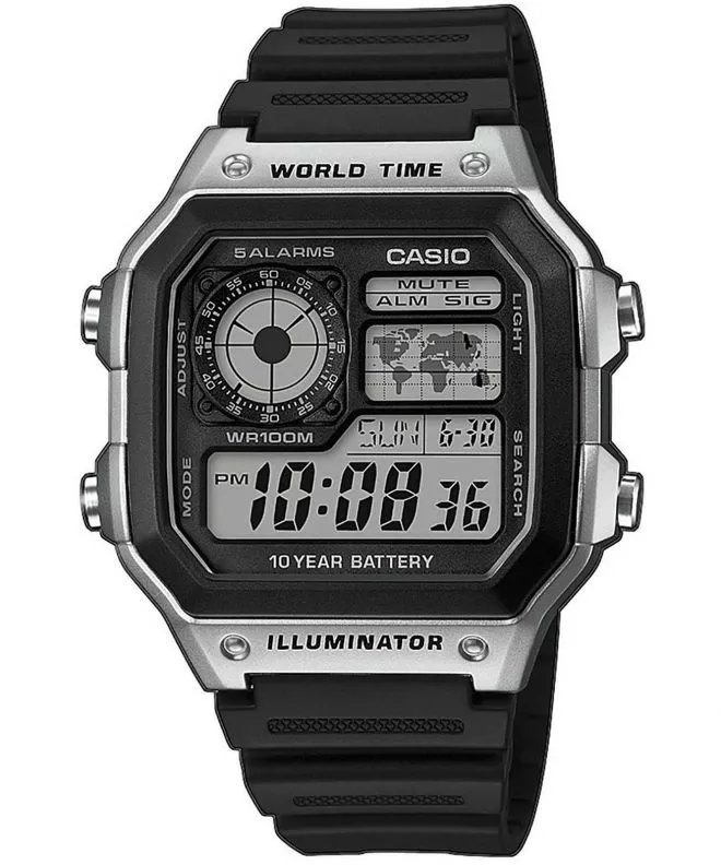 Ρολόι Ανδρικά Casio Vintage 'Royale' Youth Digital AE-1200WH-1CVEF