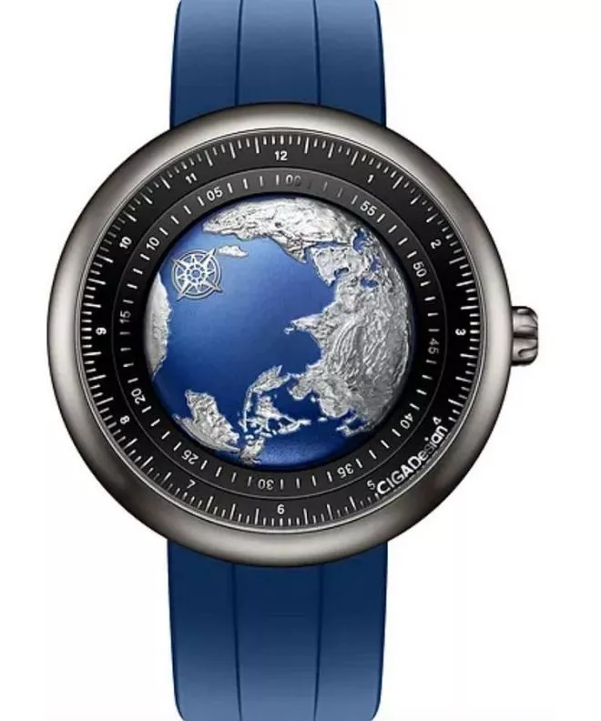 Ρολόι Ανδρικά Ciga Design U Series Blue Planet Automatic U031-TU02-W6U (U031-TU04-W6U)
