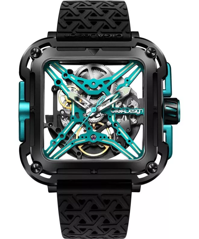 Ρολόι Ανδρικά Ciga Design X Series Gorilla Modern Skeleton Ceramic Limited Edition X011-BLBU-25BK