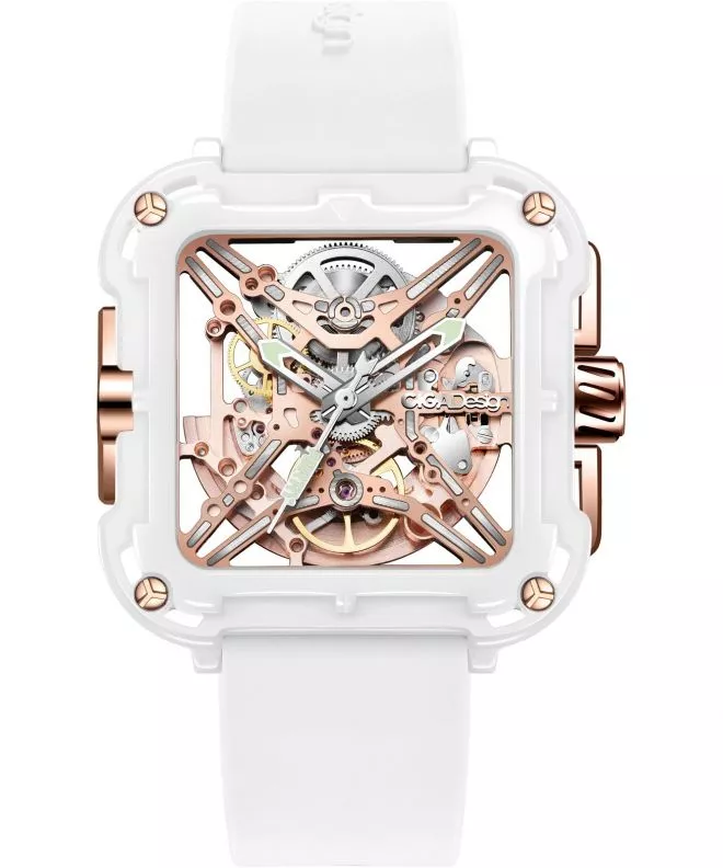 Ρολόι Ανδρικά Ciga Design X Series Machina Skeleton Ceramic Automatic X012-WR01-5WH