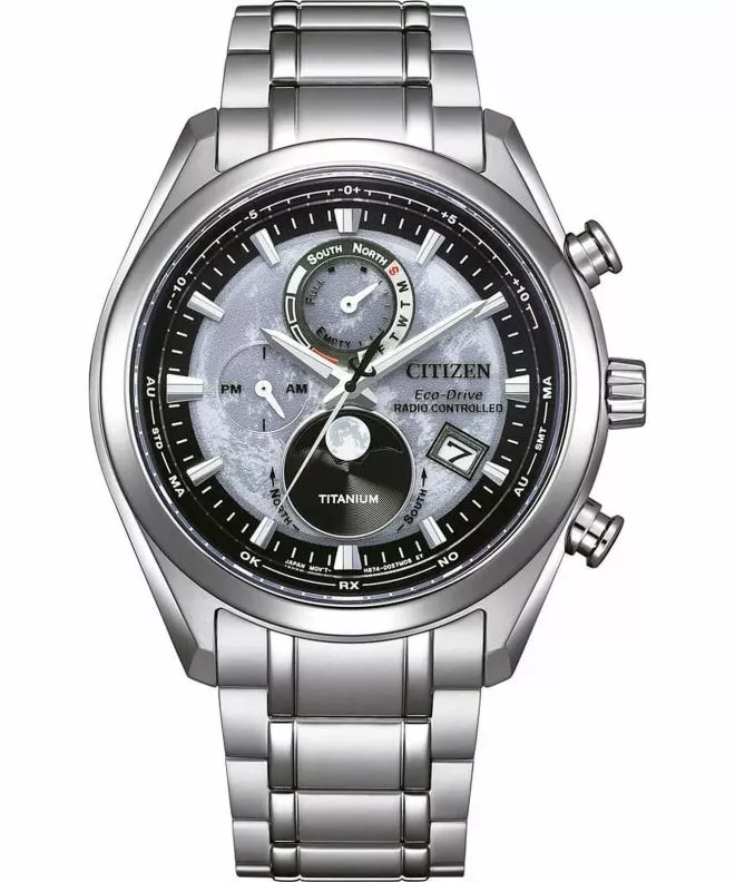 Ρολόι Ανδρικά Citizen Tsukiyomi Radio Controlled Moonphase BY1010-81H