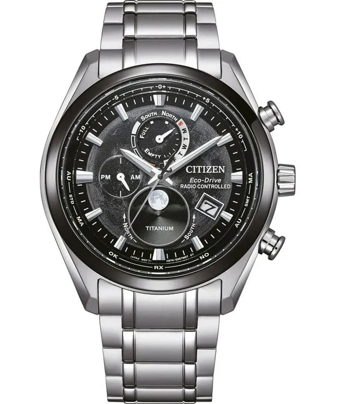 Ρολόι Ανδρικά Citizen Tsukiyomi Radio Controlled Moonphase BY1018-80E