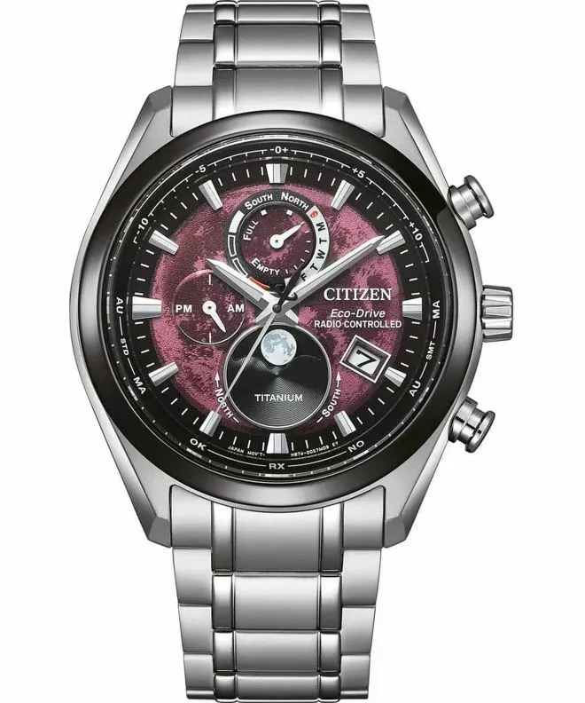Ρολόι Ανδρικά Citizen Tsukiyomi Radio Controlled Moonphase BY1018-80X