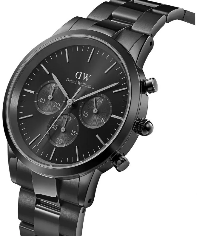 Ρολόι Ανδρικά Daniel Wellington Iconic Chronograph Link Onyx B 42 DW00100642