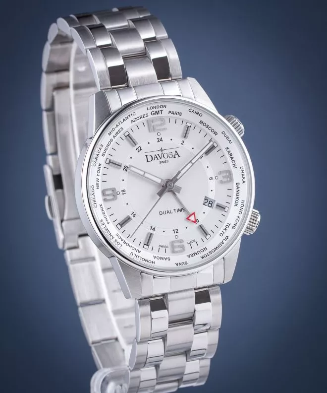 Ρολόι Ανδρικά Davosa Vireo Dual Time 163.480.15