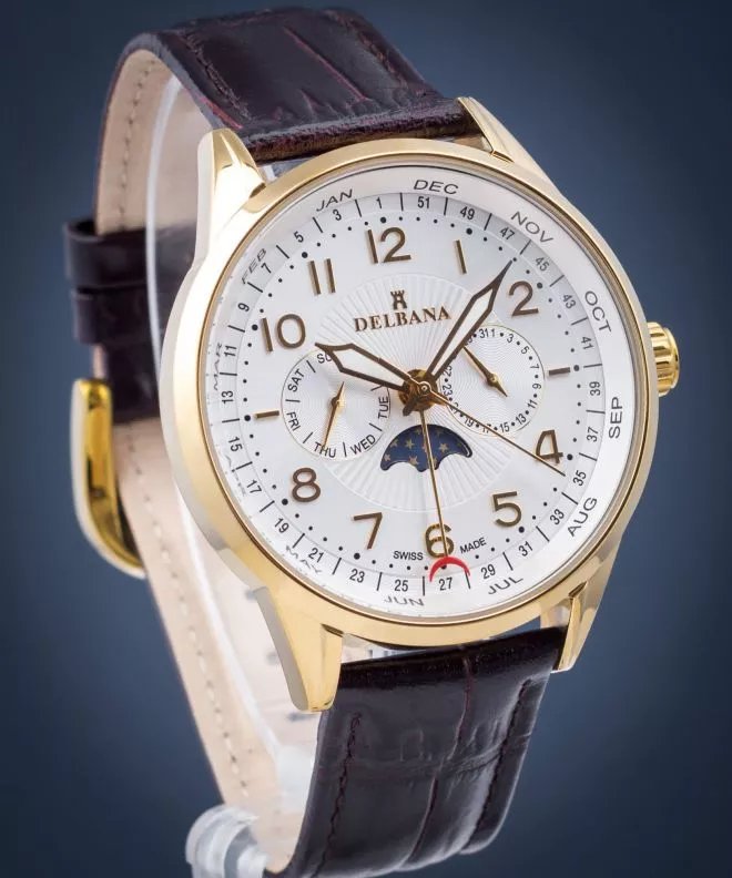 Ρολόι Ανδρικά Delbana Retro Moonphase 42601.646.6.064