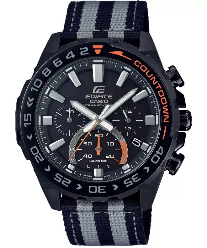 Ρολόι Ανδρικά Casio Edifice Premium Sapphire Countdown Bezel Tough Solar EFS-S550BL-1AVUEF