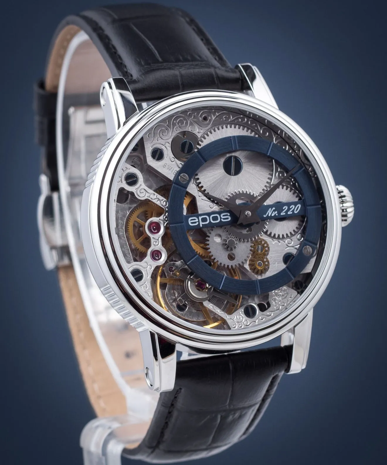 Ρολόι Ανδρικά Epos Oeuvre d'Art Verso Skeleton Limited Edition 3435.313.20.16.25