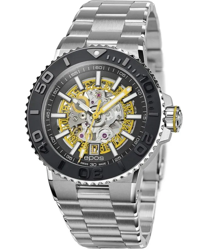 Ρολόι Ανδρικά Epos Sportive Diver Skeleton Automatic 3441.135.20.15.30