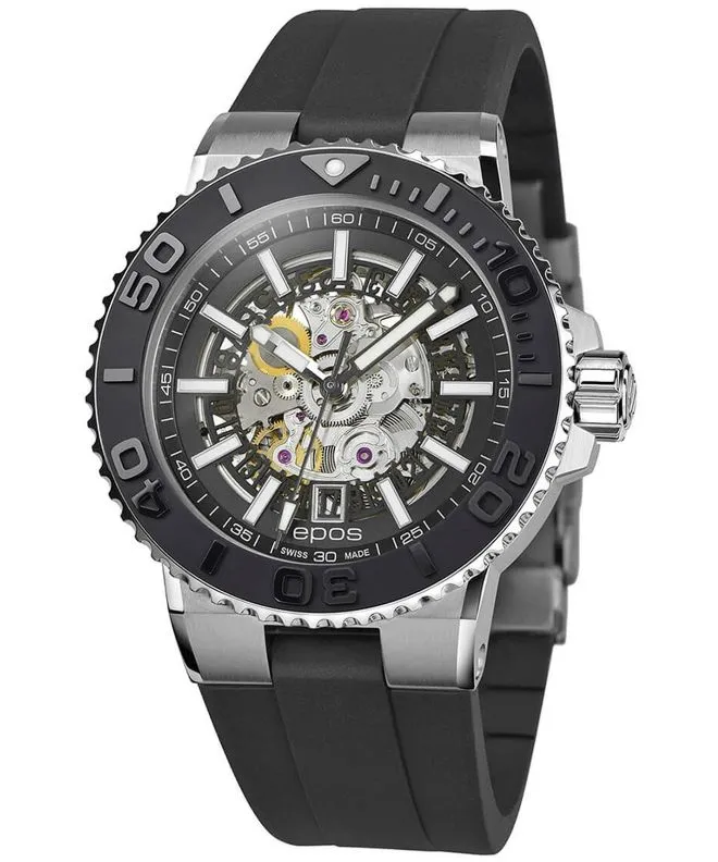 Ρολόι Ανδρικά Epos Sportive Diver Skeleton Automatic 3441.135.25.15.55