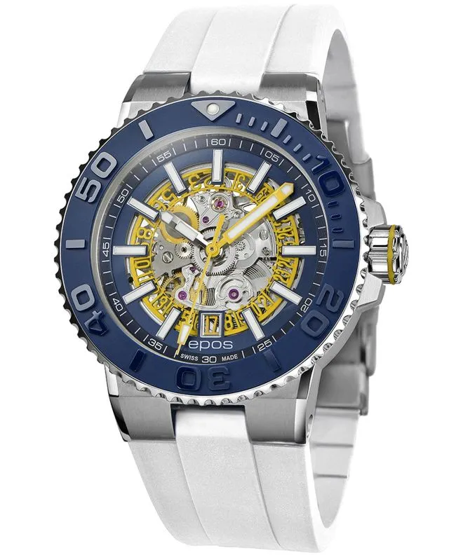 Ρολόι Ανδρικά Epos Sportive Diver Skeleton Automatic 3441.135.96.16.50