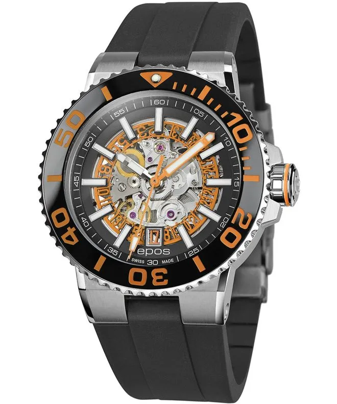 Ρολόι Ανδρικά Epos Sportive Diver Skeleton Automatic 3441.135.99.15.55