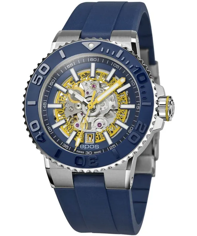 Ρολόι Ανδρικά Epos Sportive Diver Skeleton Automatic 3441.135.96.16.56