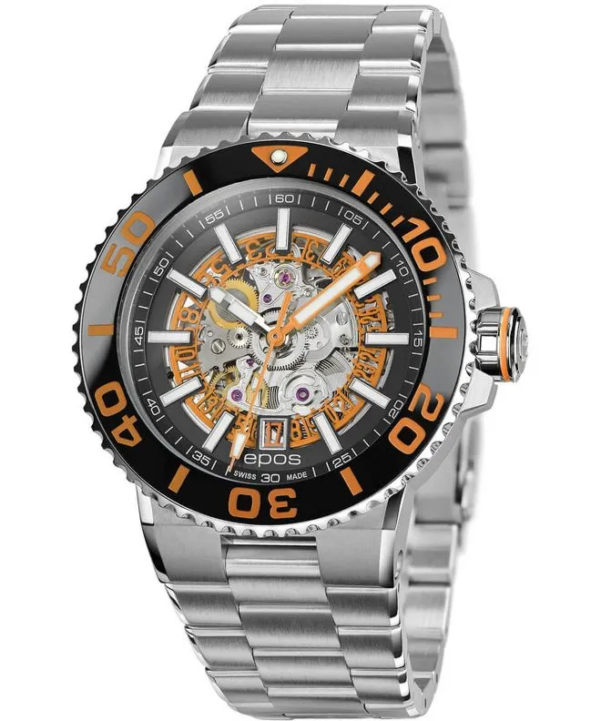 Ρολόι Ανδρικά Epos Sportive Diver Skeleton Automatic 3441.135.99.15.30