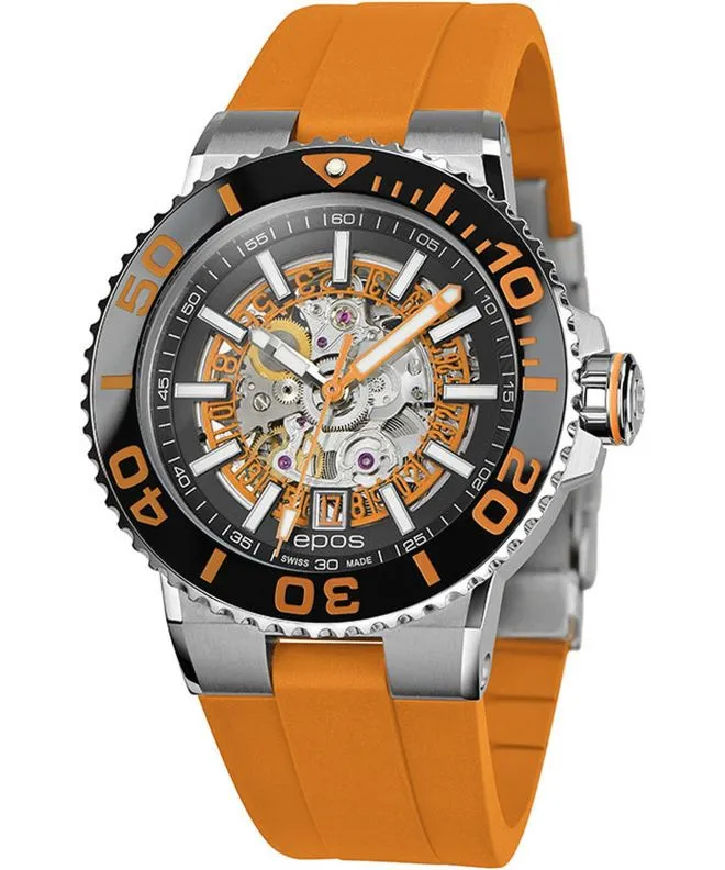 Ρολόι Ανδρικά Epos Sportive Diver Skeleton Automatic 3441.135.99.15.52
