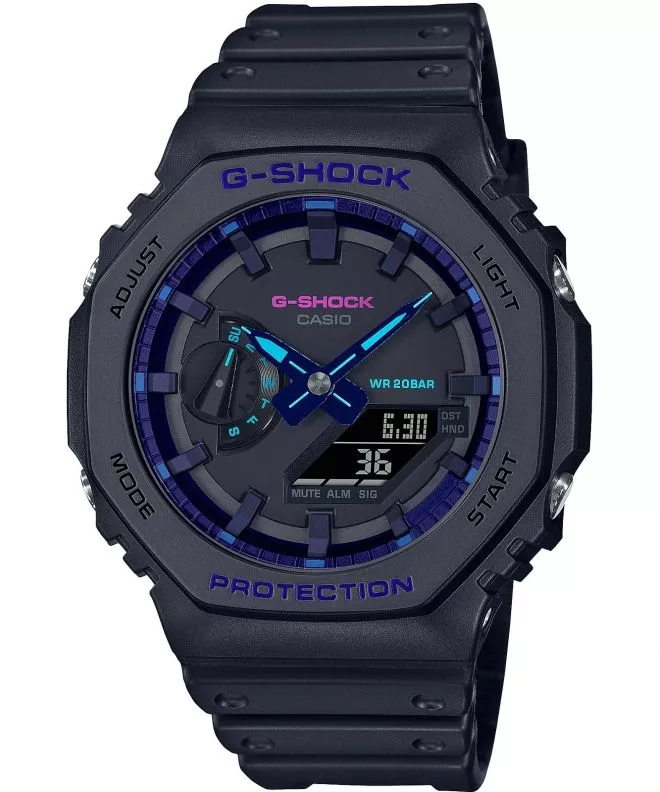 Ρολόι Ανδρικά Casio G-Shock Octagon Carbon Core Guard GA-2100VB-1AER