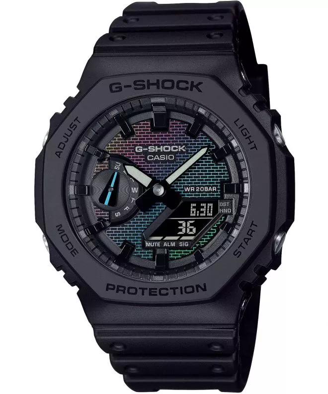 Ρολόι Ανδρικά Casio G-Shock Classic 2100 Series Rainbow Brick Wall GA-2100RW-1AER