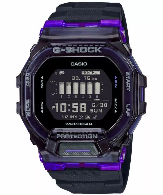 Ρολόι Ανδρικά G-SHOCK G-Squad Bluetooth Sync Step Tracker GBD-200SM-1A6ER