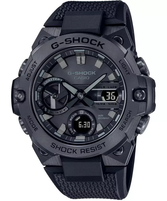 Ρολόι Ανδρικά Casio G-Shock G-Steel Carbon Core Guard Bluetooth GST-B400BB-1AER