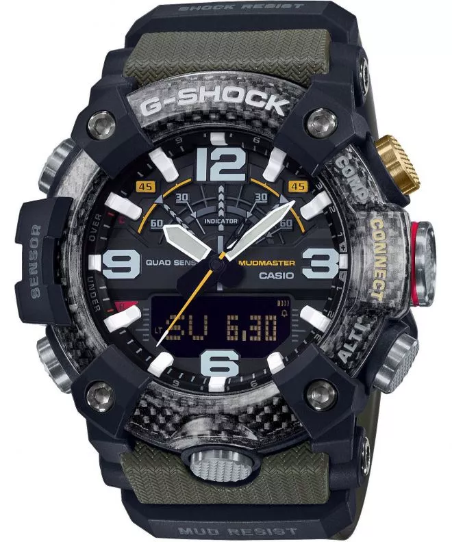 Ρολόι Ανδρικά Casio G-Shock Master of G Mudmaster Carbon Core Guard Quad Sensor Bluetooth Sync GG-B100-1A3ER