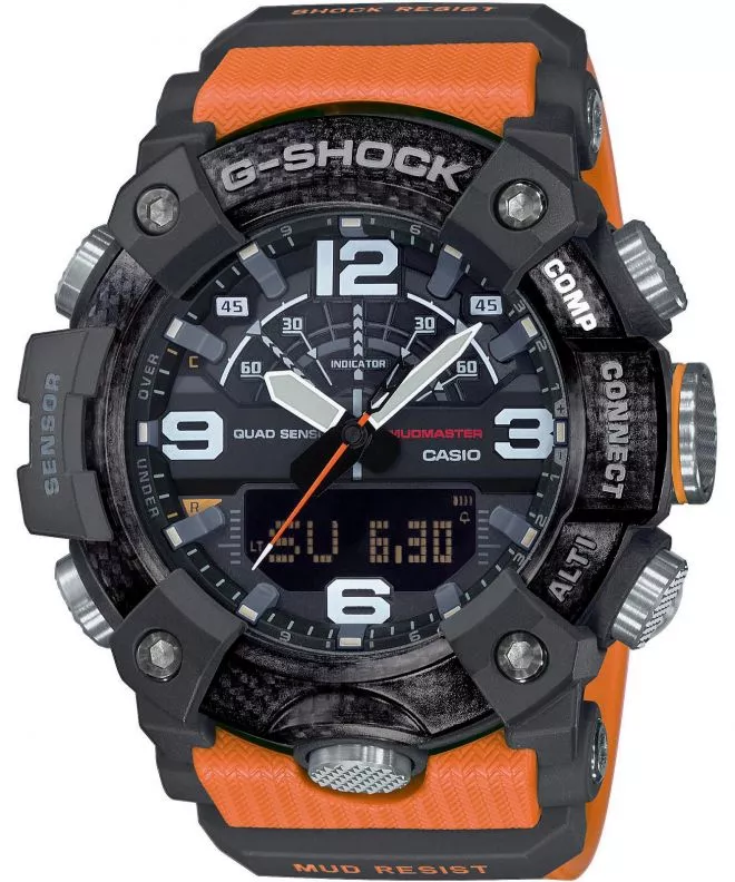 Ρολόι Ανδρικά Casio G-Shock Master of G Mudmaster Carbon Core Guard Quad Sensor Bluetooth Sync GG-B100-1A9ER