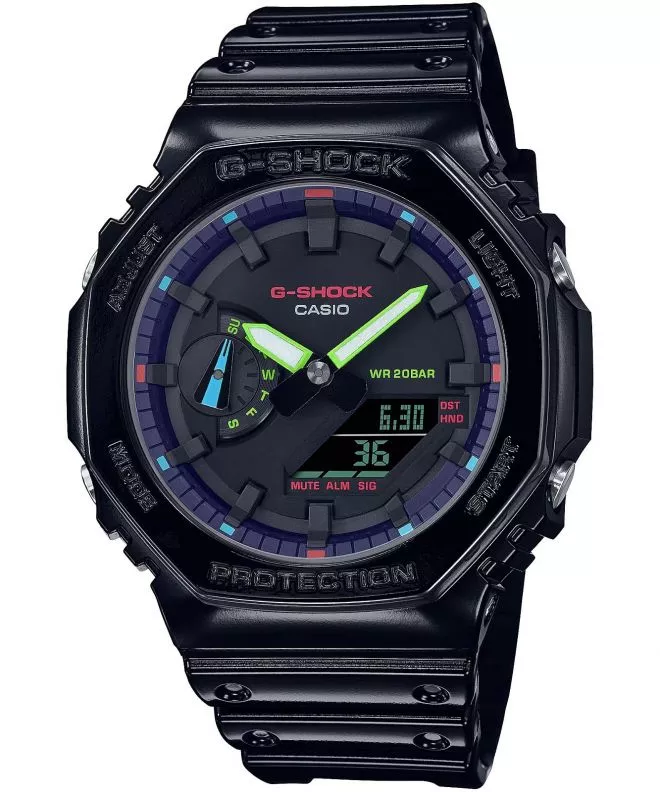 Ρολόι Ανδρικά Casio G-Shock Original Virtual Rainbow GA-2100RGB-1AER