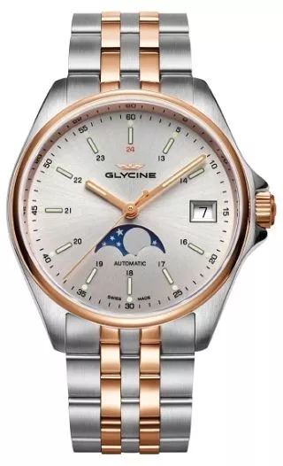 Ρολόι Ανδρικά Glycine Combat Classic Moon Phase Automatic GL0194
