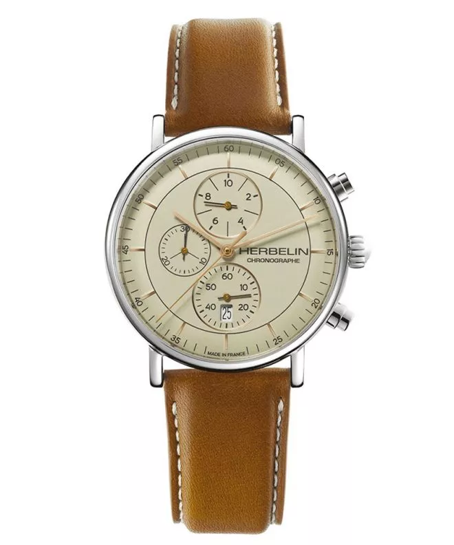 Ρολόι Ανδρικά Herbelin Inspiration Chronographe 35647AP17TRGD (35647/AP17TRGD)