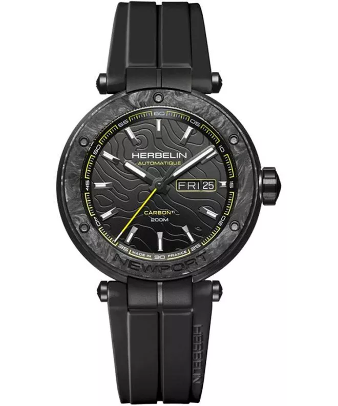 Ρολόι Ανδρικά Herbelin Newport Carbon Titanium Automatic 1788CTN14CA