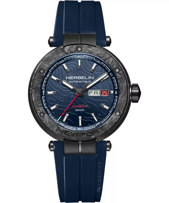 Ρολόι Ανδρικά Herbelin Newport Carbon Titanium Automatic 1788CTN15CB