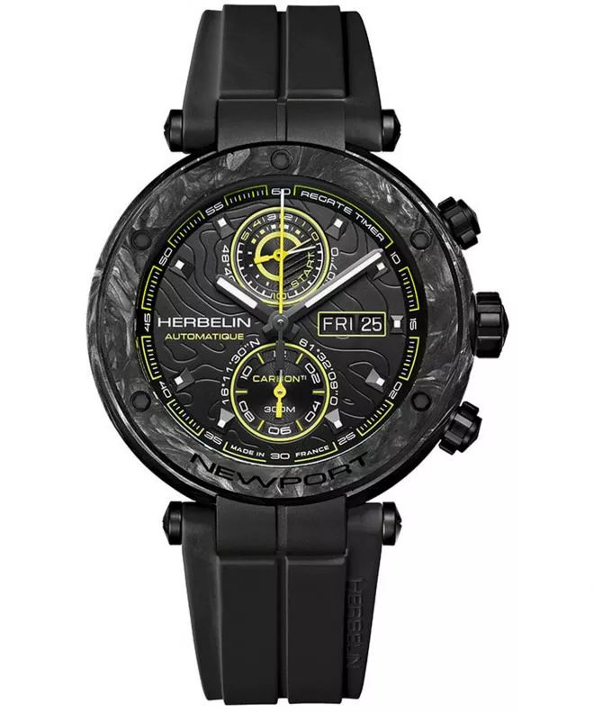 Ρολόι Ανδρικά Herbelin Newport Carbon Titanium Automatic Chronograph Limited Edition 288CTN14CA
