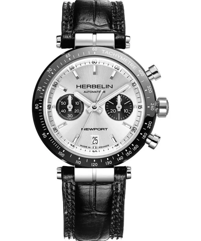 Ρολόι Ανδρικά Herbelin Newport Heritage BI-COMPAX Panda Automatic Chronograph 256ACN42
