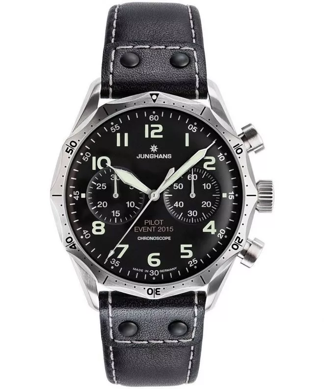 Ρολόι Junghans Meister Pilot Automatic Chronograph 027/3590.00