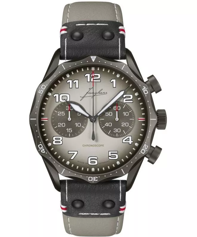 Ρολόι Ανδρικά Junghans Meister Pilot Chronoscope Desert 027/3398.00