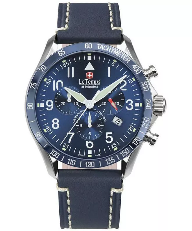 Ρολόι Ανδρικά Le Temps Air Marshal Chronograph LT1041.13BL17