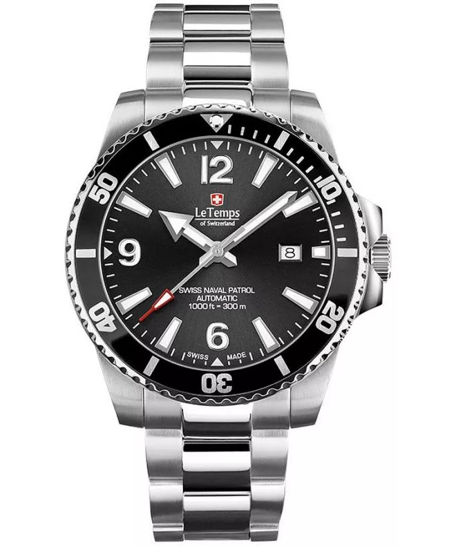 Ρολόι Ανδρικά Le Temps Swiss Naval Patrol Automatic LT1045.01BS01