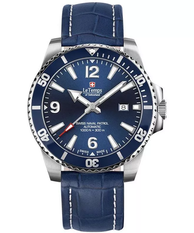 Ρολόι Ανδρικά Le Temps Swiss Naval Patrol Automatic LT1045.03BL13