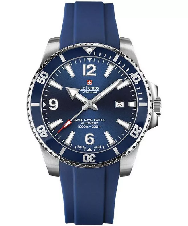 Ρολόι Ανδρικά Le Temps Swiss Naval Patrol Automatic LT1045.03BR03