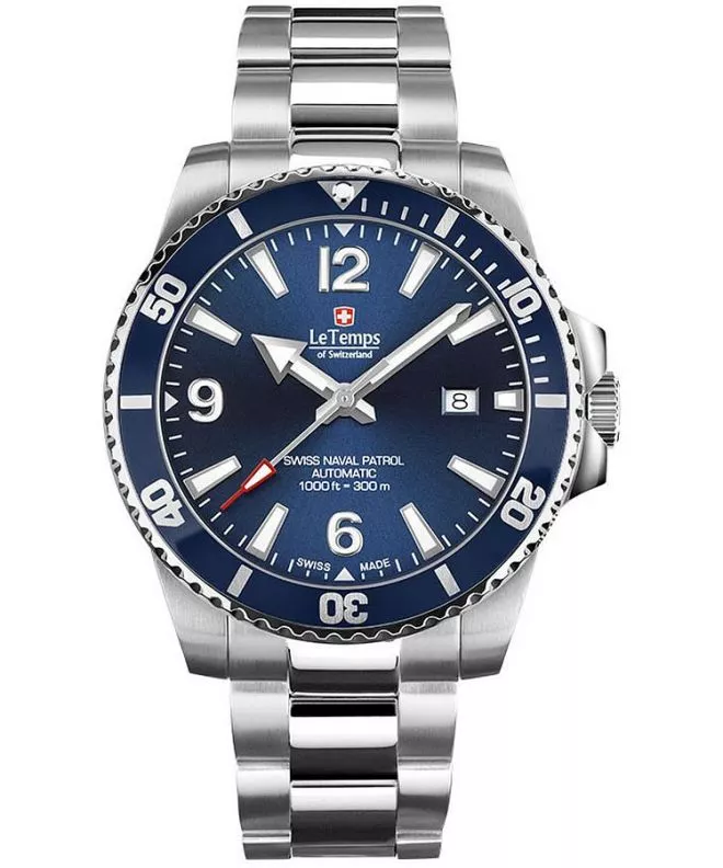 Ρολόι Ανδρικά Le Temps Swiss Naval Patrol Automatic LT1045.03BS01