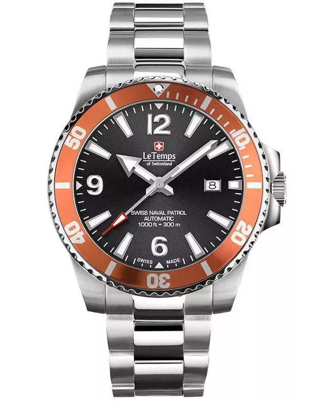 Ρολόι Ανδρικά Le Temps Swiss Naval Patrol Automatic LT1045.14BS01