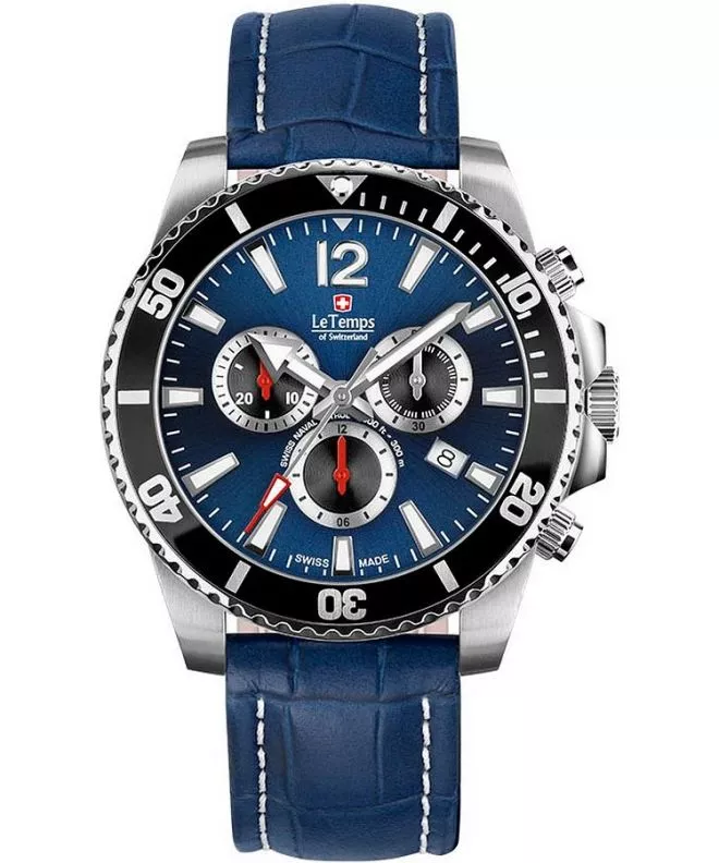 Ρολόι Ανδρικά Le Temps Swiss Naval Patrol Chrono LT1044.13BL13