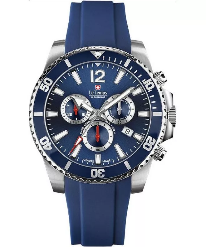 Ρολόι Ανδρικά Le Temps Swiss Naval Patrol Chronograph LT1044.03BR03