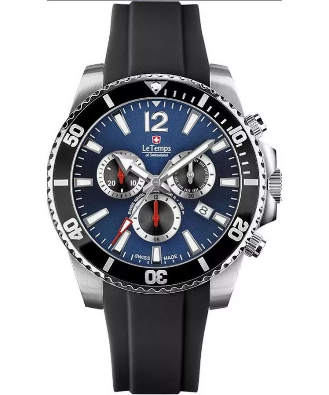 Ρολόι Ανδρικά Le Temps Swiss Naval Patrol Chronograph LT1044.13BR01