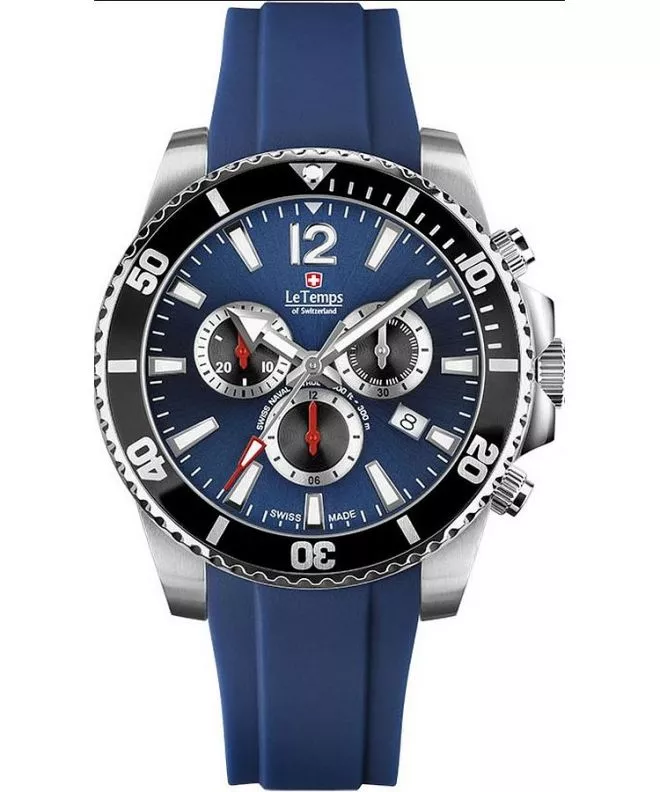 Ρολόι Ανδρικά Le Temps Swiss Naval Patrol Chronograph LT1044.13BR03