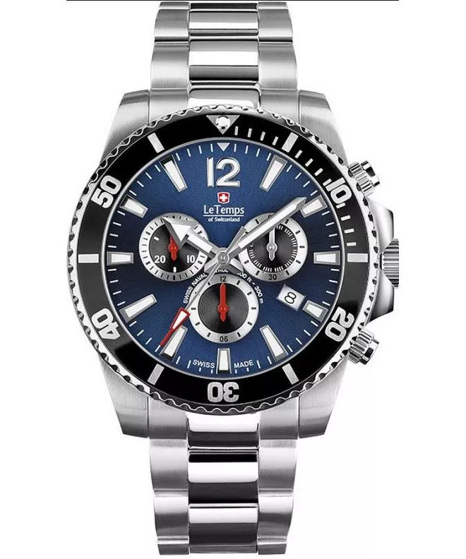 Ρολόι Ανδρικά Le Temps Swiss Naval Patrol Chronograph LT1044.13BS01
