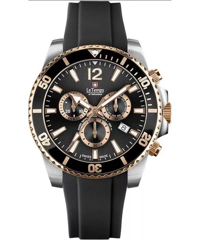 Ρολόι Ανδρικά Le Temps Swiss Naval Patrol Chronograph LT1044.45BR01