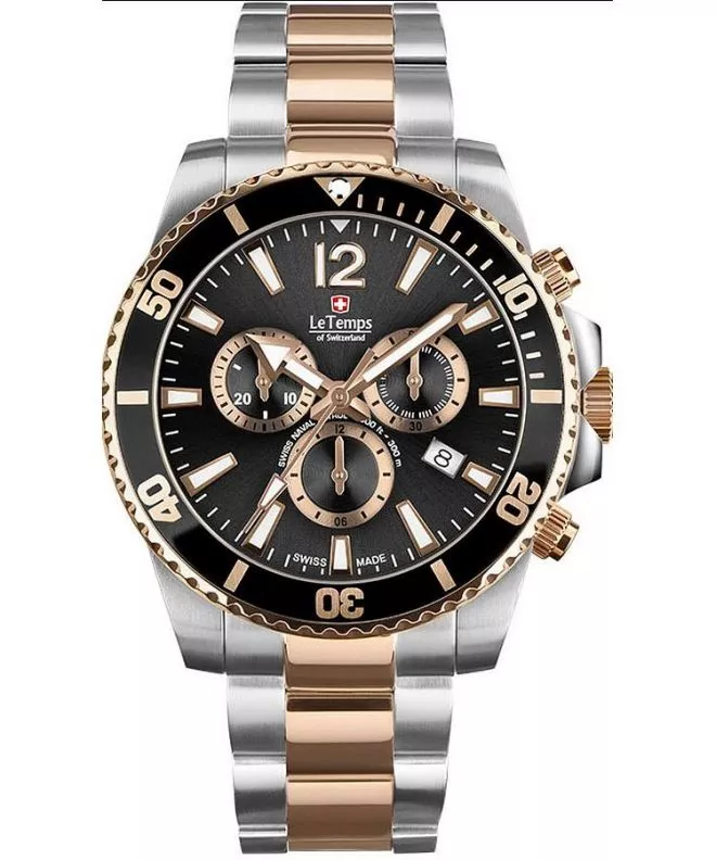 Ρολόι Ανδρικά Le Temps Swiss Naval Patrol Chronograph LT1044.45BT02