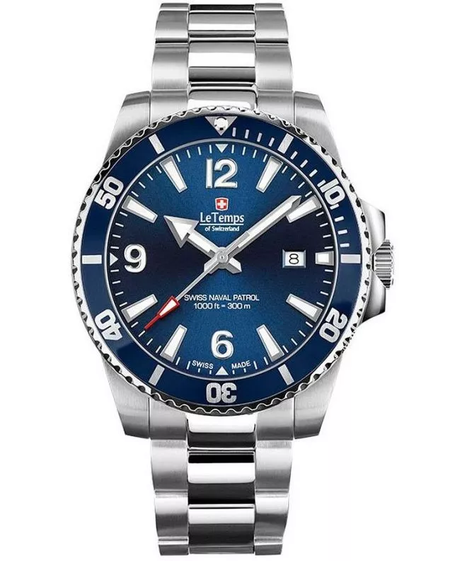 Ρολόι Ανδρικά Le Temps Swiss Naval Patrol LT1043.03BS01