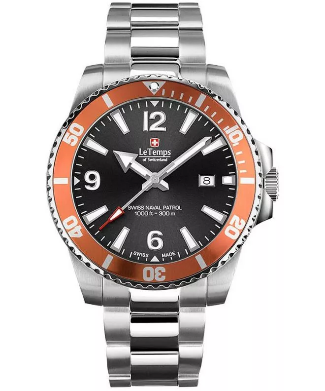 Ρολόι Ανδρικά Le Temps Swiss Naval Patrol LT1043.14BS01